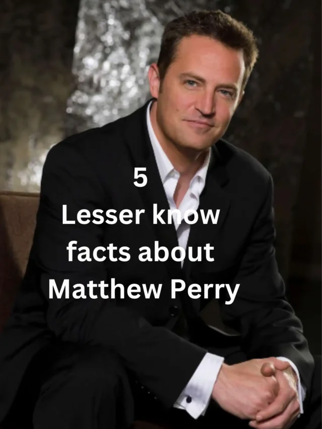 5 Lesser know facts about Matthew Perry