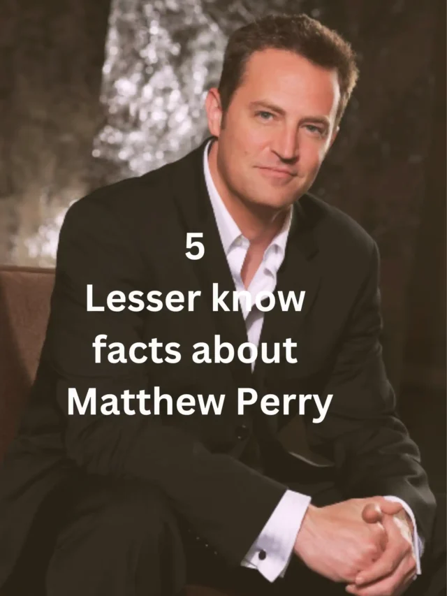 5 Lesser know facts about Matthew Perry